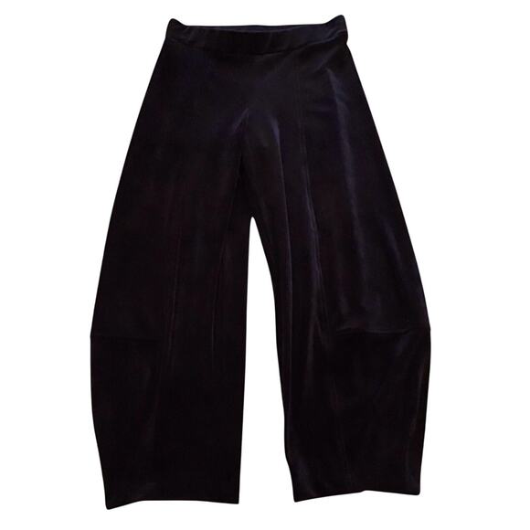 Alembika Womens Pants Size 3 10 12 Purple Velour High Rise Comfort Lounge - Picture 1 of 8